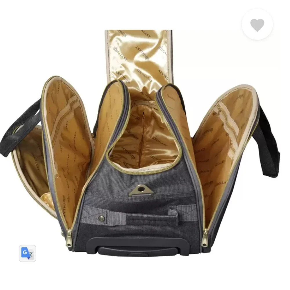 GALAXY ‎ GREY DUFFLE TROLLEY BAG
